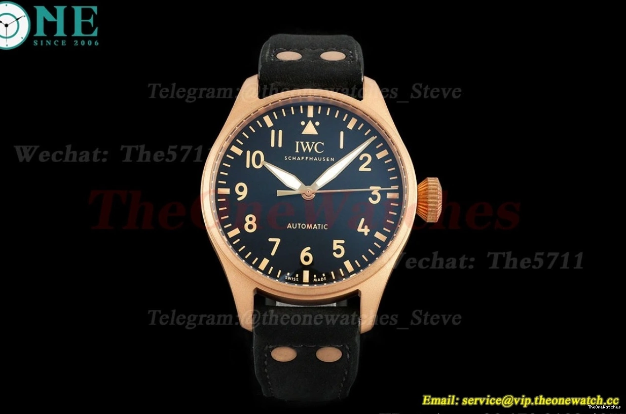 Dial LE Big Black Pilot Spitfire 8N24 'Mr Bronze Porter' M+ 43mm 0405